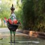 Decorative objects - Handmade Recycled Iron Garden Figurine Home Decor - DE KULTURE WORKS