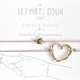 Bijoux - Duo de bracelets “Mon coeur” - LES MOTS DOUX