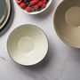 Platter and bowls - ELLIPSE Double Color Bowls - ESMA DEREBOY HANDMADE PORCELAIN