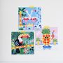 Other wall decoration - Cards + 360 stickers - TROPICAL - POPPIK