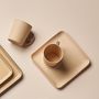 Mugs - Figures Espresso Cup / Single Colour - ESMA DEREBOY HANDMADE PORCELAIN