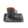 Mugs - Figures Espresso Cup / Double Colour - ESMA DEREBOY HANDMADE PORCELAIN
