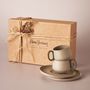 Mugs - TUBE Single Color Espresso Cup - ESMA DEREBOY HANDMADE PORCELAIN