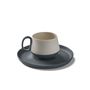 Mugs - TUBE Double Color Espresso Cup - ESMA DEREBOY HANDMADE PORCELAIN