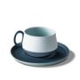 Assiettes au quotidien - TUBE Tasse à thé double couleur - ESMA DEREBOY HANDMADE PORCELAIN