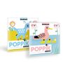 Papeterie - Cartes + 96 stickers - ANIMAUX DE LA FORÊT - POPPIK