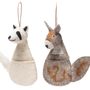 Guirlandes et boules de Noël - Guirlandes décoratives faites à la main en feutre - DE KULTURE WORKS
