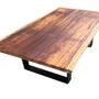 Tables for hotels - Table exotic wooden top iroco (customized option) - LIVING MEDITERANEO