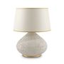 Céramique - Lampe de table en céramique à motif dentelle - ESMA DEREBOY HANDMADE CERAMIC