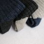 Socks - RECYCLED COTTON RIBBED SOCKS - NISHIGUCHI KUTSUSHITA