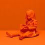 Vêtements enfants - Figurine Résine  coloris Orange - The Girl & the Book  - BLOOP