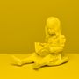 Decorative objects - RESIN FIGURINE color Yellow The Girl & the Book - BLOOP