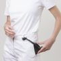 Pochettes - Pocket Micro Black - Portefeuille en cuir avec cordon amovible et doublure protection RFID - MLS-MARIELAURENCESTEVIGNY