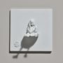 Other wall decoration - CATEL RESIN color White - Girl & The Book - BLOOP