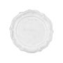 Ceramic - White Ceramic Plate Campagne. Design Mathilde Carron-Astier de Villatte - CARRON PARIS