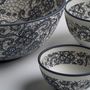 Decorative objects - YAS Lace Patterned Ceramic Bowl - ESMA DEREBOY HANDMADE CERAMIC