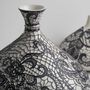Vases - YAS Vase en céramique à motif dentelle - ESMA DEREBOY HANDMADE CERAMIC