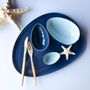 Assiettes au quotidien - Ensemble de plaques double couleur STONE - ESMA DEREBOY HANDMADE PORCELAIN