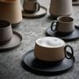 Accessoires thé et café - TUBE Tasse à expresso double couleur - ESMA DEREBOY HANDMADE PORCELAIN