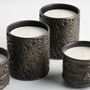 Candlesticks and candle holders - SNOHA Lace Patterned Candle Holder - ESMA DEREBOY HANDMADE CERAMIC