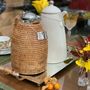 Ceramic - Rattan Carafe - ISHELA EUROPA LDA