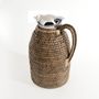 Ceramic - Rattan Carafe - ISHELA EUROPA LDA