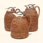 Ceramic - Rattan Carafe - ISHELA EUROPA LDA