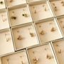 Bijoux - Mini créoles perles Donna pierres naturelles - JOUR DE MISTRAL