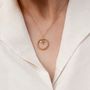 Bijoux - Collier anneau torsades perles d'eau douce - JOUR DE MISTRAL