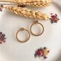 Jewelry - Twisted Hoop Earrings - JOUR DE MISTRAL