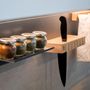 Ustensiles de cuisine - Porte-couteaux • W • basic - bloc de couteaux magnétique - 3S DESIGN