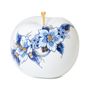 Design objects - ROYAL DOTS FLEUR ø 12 CM decorative item - ROYAL BLUE COLLECTION®