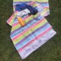 Garden textiles - 100% Irish Linen Sun Towels - Various Patterns - FERGUSON'S IRISH LINEN