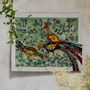 Other wall decoration - Aubusson Tapestry “Pheasans and raspberries” handwoven in wool - ATELIER CC BRINDELAINE