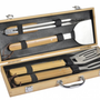 Kitchen utensils - BARBECUE CASE - 4 USTENTILES - M&CO