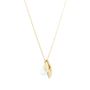 Jewelry - Olea gold and porcelain medal necklace - JOUR DE MISTRAL