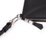 Clutches - Pocket Maxi Black - Cross body travel wallet with removable shoulder strap or drawstring - MLS-MARIELAURENCESTEVIGNY