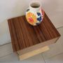 Design objects - Night stand maple with walnut top - LIVING MEDITERANEO