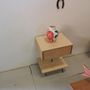 Design objects - Night stand maple with maple top - LIVING MEDITERANEO