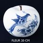 Design objects - NATURE FLEUR ø 20 CM decorative item - ROYAL BLUE COLLECTION®