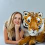 Sculptures, statuettes and miniatures - Realistic tiger sculpture. window display - KATERINA MAKOGON