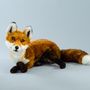 Sculptures, statuettes and miniatures - Realistic toy fox. Faux taxidermy. Window display - KATERINA MAKOGON