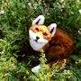 Sculptures, statuettes and miniatures - Realistic toy fox. Faux taxidermy. Window display - KATERINA MAKOGON