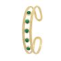 Jewelry - APHRODITE Green Agate Bangle - COLLECTION CONSTANCE