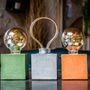 Objets de décoration - Lampe à poser | Lampe Béton | Cube | Béton coloré - JUNNY