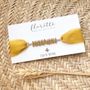 Jewelry - Bracelet Florette ribbon silk gold chain - JOUR DE MISTRAL