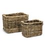 Pottery - AF420 - Rectangular basket set/2 - CHARLOTTE HELSEN (MAISON PÉDERREY)