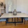 Dining Tables - Ceramic dining table, CARAT leg - COLOMBUS MANUFACTURE FRANCE