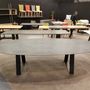 Dining Tables - Dining Table with Topaze Leg - COLOMBUS MANUFACTURE FRANCE