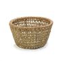 Decorative objects - AF384 - Open weaved basket w/ rope border - CHARLOTTE HELSEN (MAISON PÉDERREY)